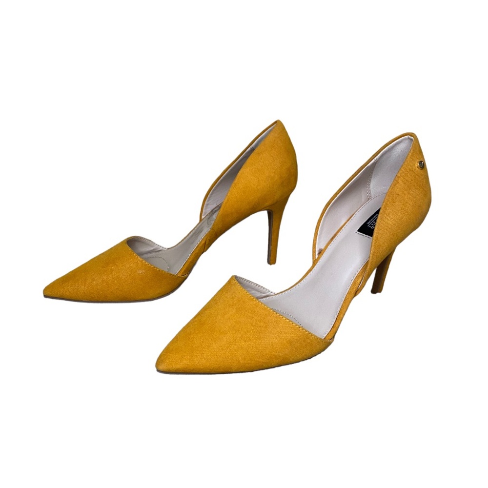 Jones New York Catie Golden Yellow D’Orsay Pointed Toe Heels Size 11